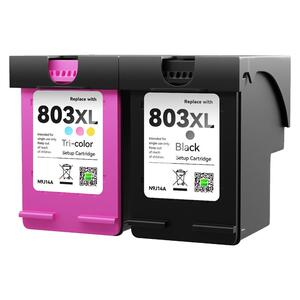 适用惠普803墨盒可加墨hp2132 2621 1112 2622 2130 2600打印机2131 2620彩色1110 1111 2623黑色deskjet2628