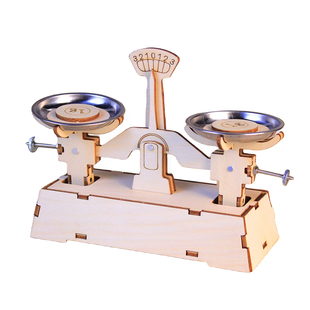 科技小制作托盘天平秤 中小学生益智科学实验小发明手工材料模型