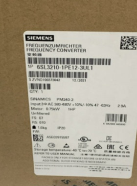 议价6SL3210-1PE12-3UL1西门子G120变频器功率模块6SL32101PE123U
