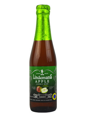比利时林德曼果味啤酒女士啤酒草莓桃子樱桃精酿250ml*24瓶整箱装