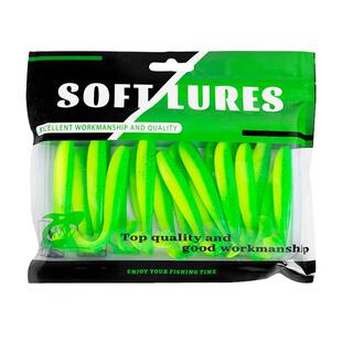 路亚假饵铅头钩软饵t尾饵远投软虫T尾鱼假饵鲈鱼鳜鱼翘嘴卷尾套装