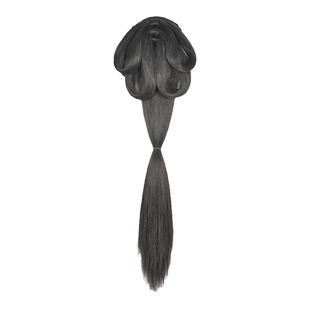 汉服头饰战国袍古装假发一体式魏晋风盘发发髻古风造型发饰垫发包