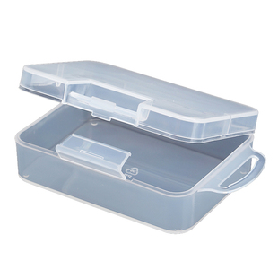 长方形电子收纳盒塑料白色工具盒小产品包装盒元件盒原件盒有带盖