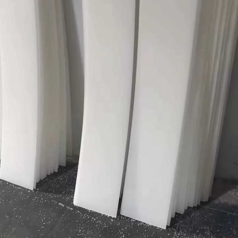 白色聚四氟乙烯0.5厚工程楼梯滑动支座防震垫板5MM-100MM尺寸裁切