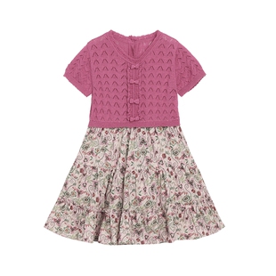 【Liberty利伯缇系列】ETTOI爱多娃女童度假设计感连衣裙夏季新款