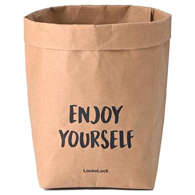 乐扣乐扣水洗牛皮纸袋冰箱