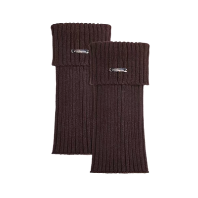 冬天搭配雪地靴毛毛鞋的堆堆袜女