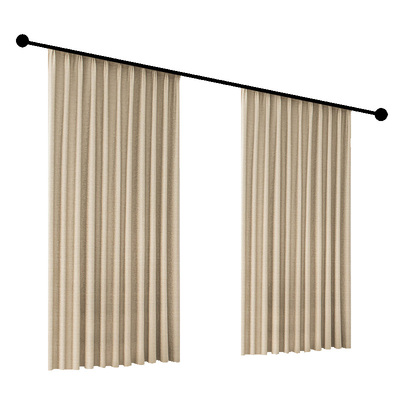 卧室夹棉防风保暖遮光隔音窗帘