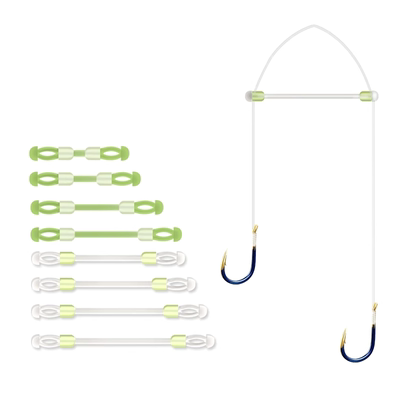 子线分叉器硅胶分线器双钩定距