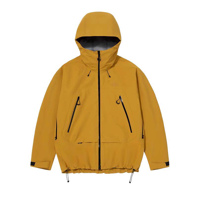 【山壳|限定色】伯希和户外硬壳冲锋衣新款防风全压胶黄色登山服