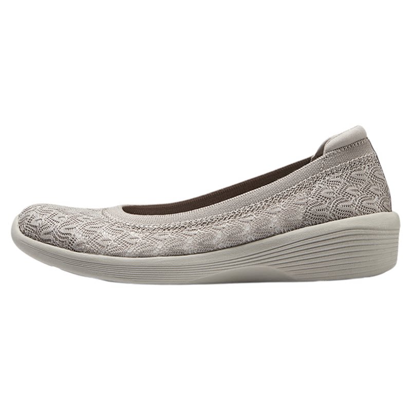Skechers斯凯奇秋季女鞋透气蕾丝单鞋舒适浅口平底鞋软底玛丽珍鞋