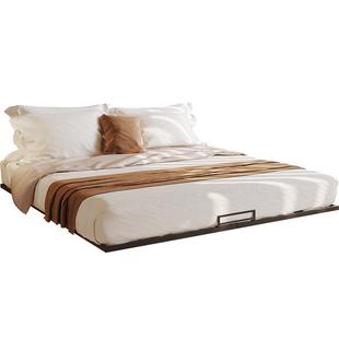 天坛悬浮床钢架铁艺床卧室小户型感应灯无床头榻榻米双人加固铁床