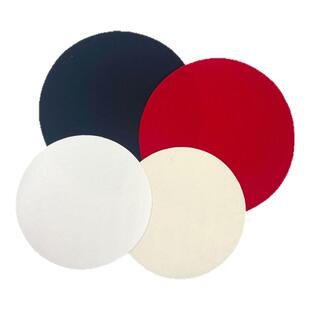 金相抛光布红色丝绒灰色植绒白色短绒呢绒人造丝绸圆形10英寸包邮