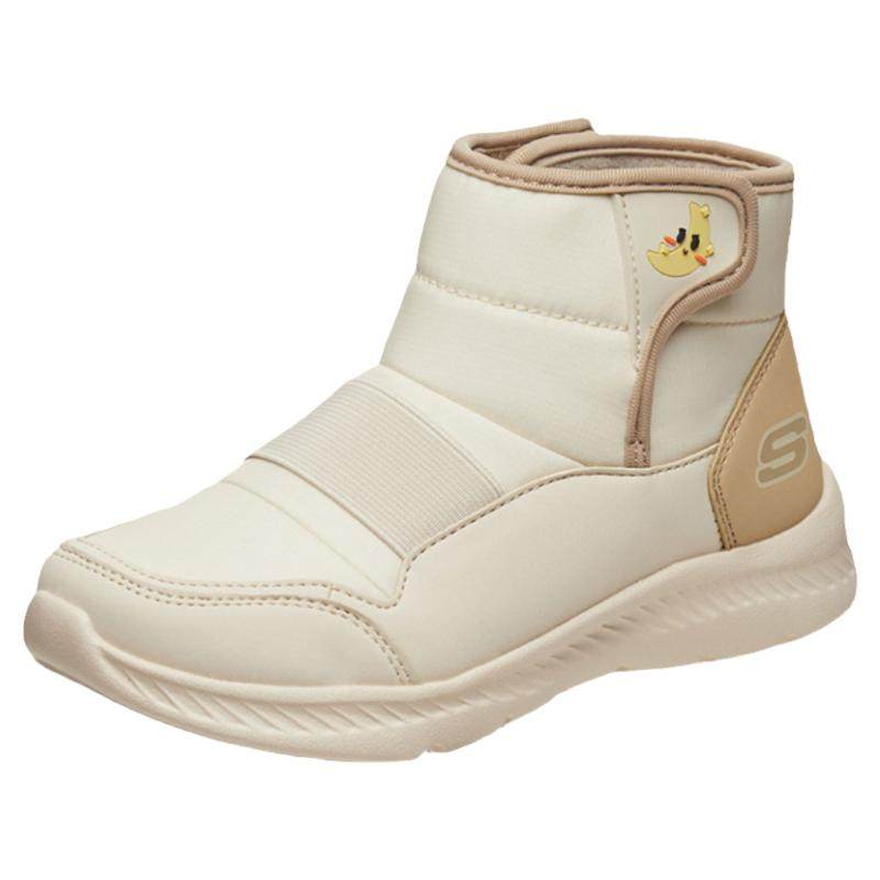 Skechers斯凯奇童鞋 男童魔术贴卡通加绒保暖棉鞋雪地靴 660053N