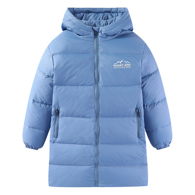 雪中飞童装中长款加厚儿童羽绒服