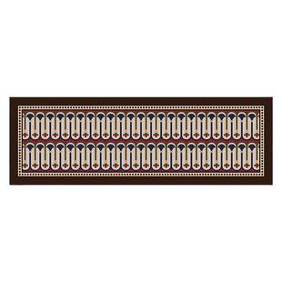 塞维尔中古餐边柜电视柜台面垫茶几防水免洗桌布玄关鞋柜垫可定制