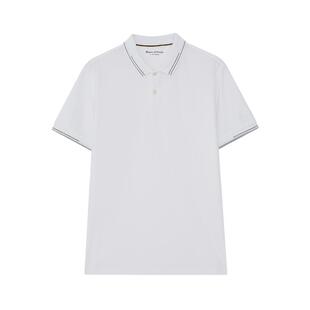 [冰氧凉感 Polo]Marc O'Polo/MOP夏新款休闲凉感速干极简Polo衫男