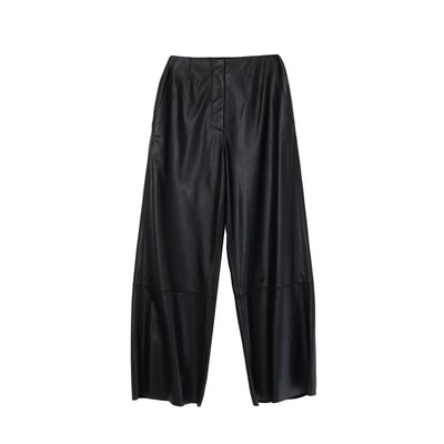 高腰TangTown皮裤欧美皮裤长裤