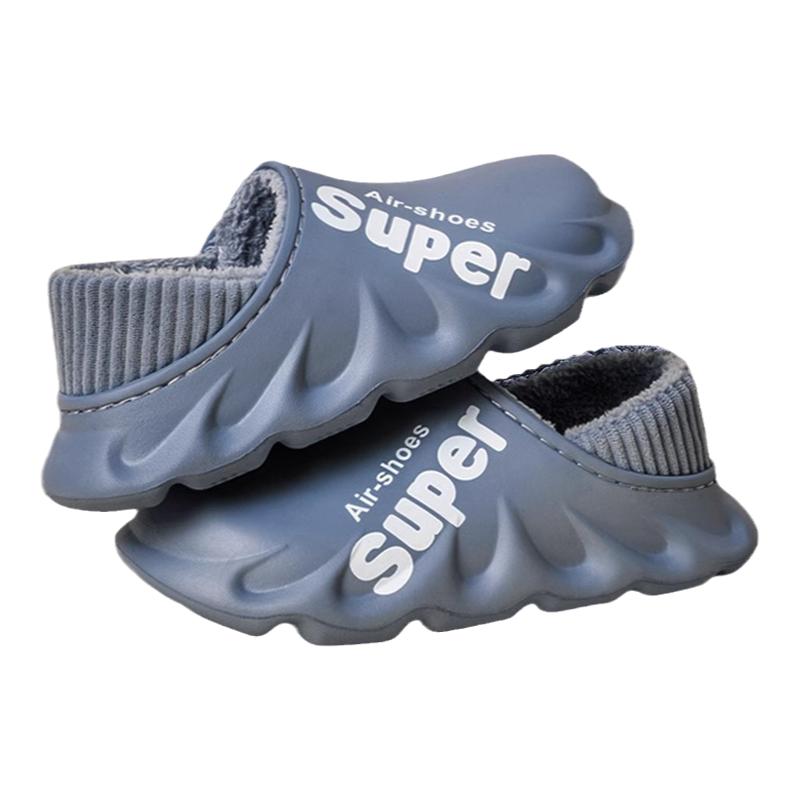 雪地靴男2025冬季新款保暖加绒防滑防水棉鞋居家室内外穿两用棉拖