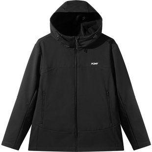 PONY1972秋冬新品男子连帽外套潮流运动服防泼水夹克 244M2KJ02