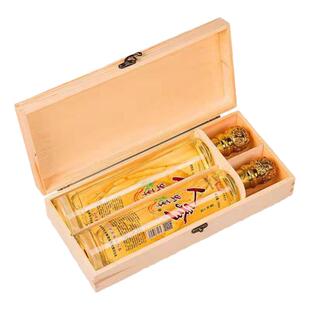 人参虫草酒瓶装白酒整箱人参养生枸杞健康孝敬父母长辈养生酒52度