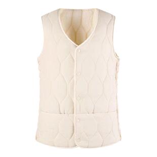 2025新款秋冬羽绒棉马甲女加绒保暖背心短款v领坎肩修身百搭内胆