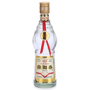 2012年产绵阳春年份老酒白酒52度陈年清仓库存纯粮食酒收藏停产酒