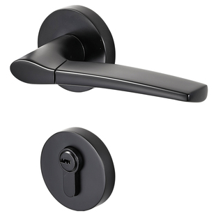 名门静音门锁室内卧室通用型分体磁吸门锁实木房门锁把手家用锁具