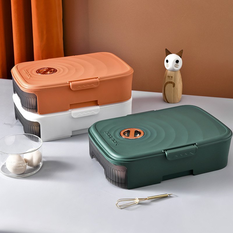 抽屉式放鸡蛋的收纳盒子冰箱筐收纳鸡蛋厨房托创意蛋盒用保鲜