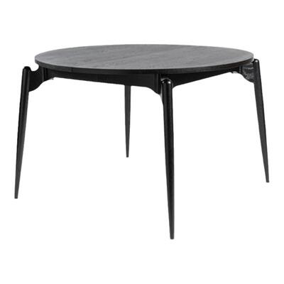 cadot圆桌木质简约可折叠餐桌