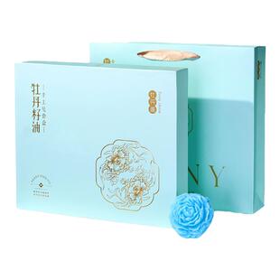 洛阳牡丹籽油牡丹皂创意香薰雕花手工香皂旅游伴手礼品盒商务休闲