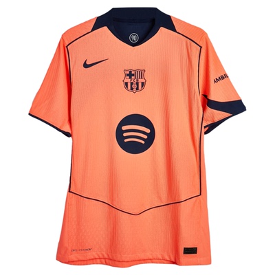 耐克巴萨25/26二客球员版球衣