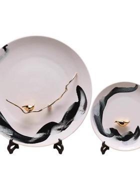 新中式创意茶室氛围布置摆件