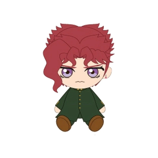 万代 JOJO的奇妙冒险 星尘十字军 毛绒玩偶 Q版坐姿 花京院典明