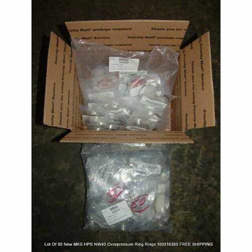 【议价】Lot Of 92 New MKS HPS NW40 Overpressure Ring Rings 1
