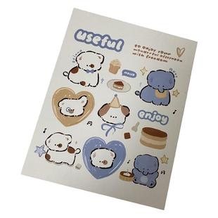 奶油小狗小象卡册四宫格A5相册3寸小卡叶罗丽明信片纪念收纳礼物