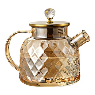 冷水壶家用客厅储水加厚凉水壶玻璃耐高温凉水杯大容量套装泡茶壶