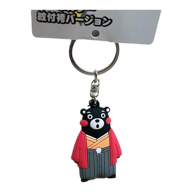 日本进口kumamon正版熊本熊钥匙扣蓝色红色挂件和服列车服挂饰
