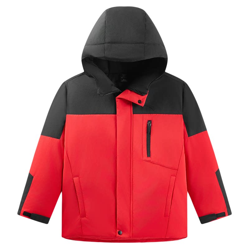超级安踏男童火山羽绒服