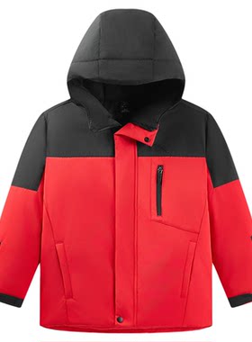 超级安踏男童火山羽绒服