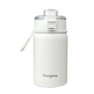 学生高颜值保温杯男生办公室大容量水杯女生便携杯子带茶隔咖啡杯