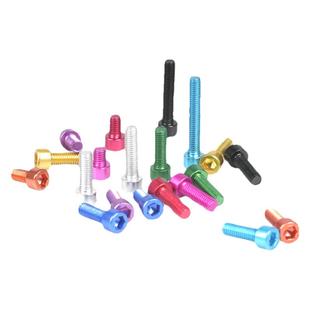 M3彩色铝合金杯头内六角螺栓 超轻无人机架航模配件圆柱头螺丝钉