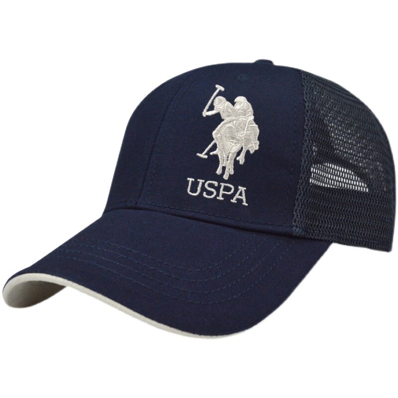 保罗帽子男潮正品polo棒球帽女春夏秋遮阳网眼运动防晒硬顶鸭舌帽