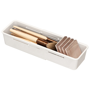 抽屉收纳盒分隔板化妆品口红梳妆台内置物深柜分格可伸缩整理盒子