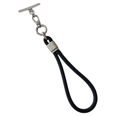 高端纯色挂绳金属可调节卡扣