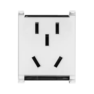 公牛嵌入式插座盒冰箱内嵌式隐藏形面板10A五孔86型三孔16A安模块