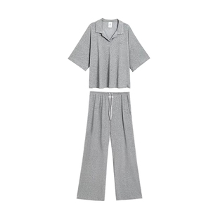 Turn Signal潮牌休闲套装女夏季2026新款时尚T恤长裤运动两件套夏