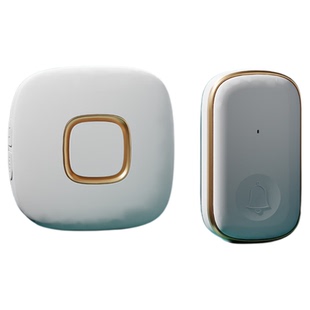 无线家用铃铛远距离智能门铃办公室一拖二电子遥控响铃器电门铃