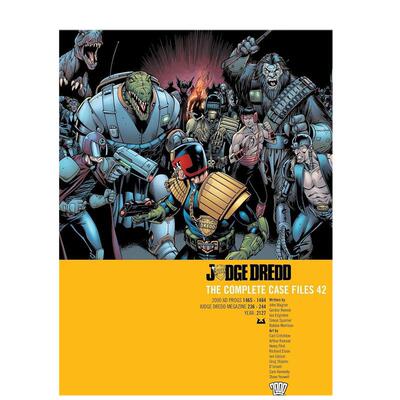 【预售】爵德判官第42版完整案件档案英文漫画JOHN WAGNER进口原版书14岁以上Judge Dredd The Complete Case Files 42Rebellion