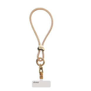 手机挂绳女士爱心扣编线手腕绳短款时尚精致高级感户外旅游行防丢摔手提链带子电话套壳挂件吊绳通用高端新品